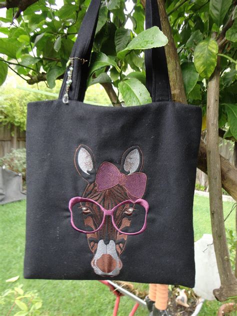 Bag Embroidery Ideas Embroidered Canvas Tote Women Shopper Floral Hobbies Unleashed