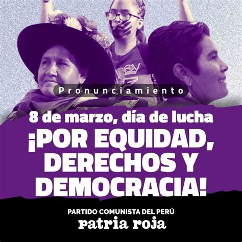 8 De Marzo Día De Lucha Patria Roja