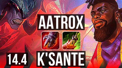 AATROX Vs K SANTE TOP 16 2 11 6 Solo Kills Dominating TR Master