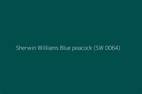 Sherwin Williams Blue Peacock Sw Color Hex Code