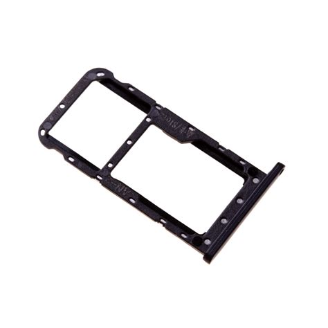 Rack tiroir cartes SIM et SD Noir pour Huawei P20 Lite à remplacer