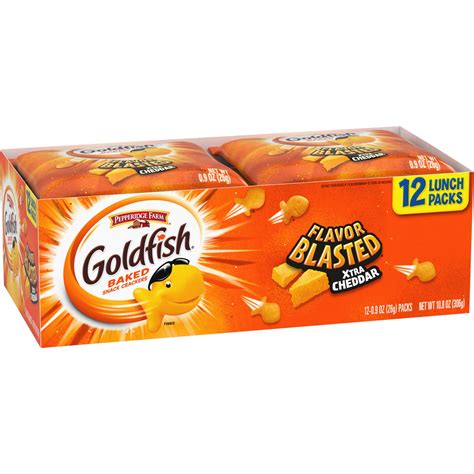 Buy Goldfish Flavor Blasted Crackers Xtra Cheddar Snack Packs