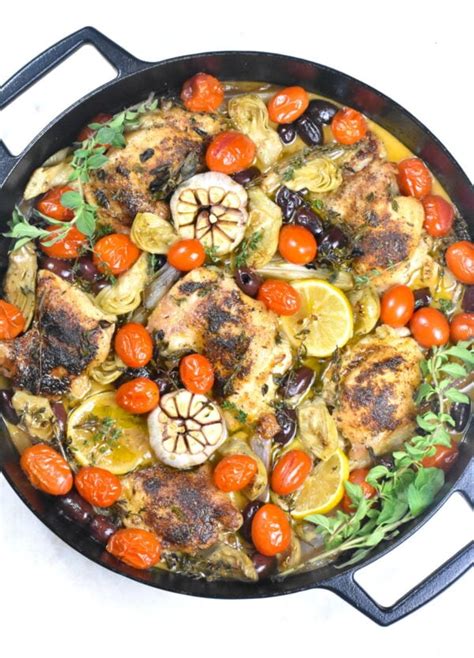 Mediterranean Chicken Skillet Gypsyplate