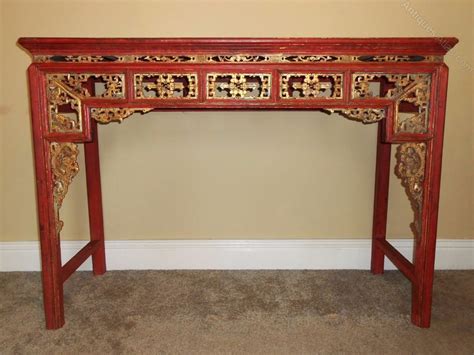 19th Century Chinese Lacquer Altar Console Table Antiques Atlas