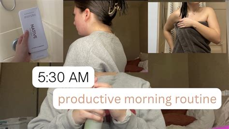 My Am Productive Morning Routine Youtube