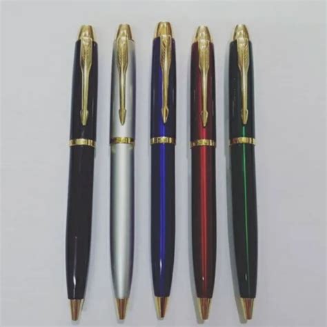 Ball Point Pulpen Pena Parker Bolpoin Metal Grafir Engrave Laser