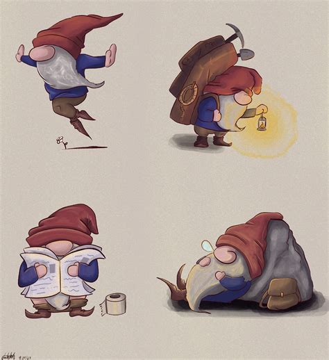 Gnomes By Lurtork On Deviantart