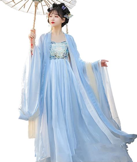 Amazon Vestido Chino Antiguo Hanfu Para Mujer Disfraz Tradicional