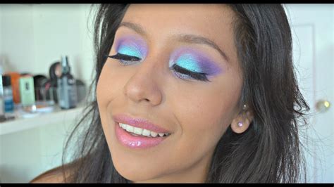 Mermaid Sirène NYX Prismatic Shadow Tutorial britsmakeupdiary YouTube