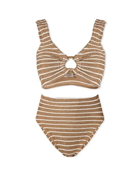 Hunza G Nadine Bikini In Natural Lyst