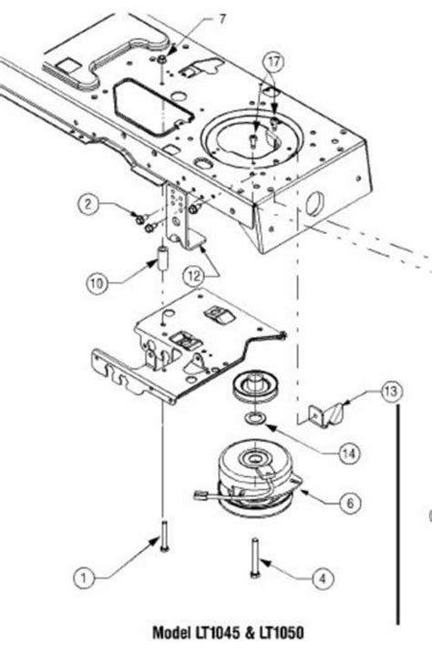 Exploring The Components Of A Cub Cadet Lt1050 Deck Illustrated Diagram