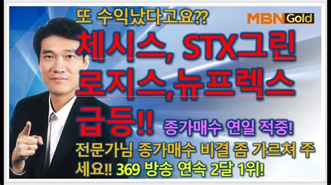 돌파매매 노광민 생쇼 체시스 초급등 종가매수 연일 대적중 Stx그린로지스 뉴프렉스 급등 Youtube