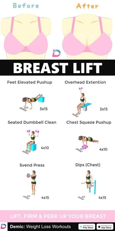 How To Lift Your Breast Naturally Breast Tightening Exercises Artofit