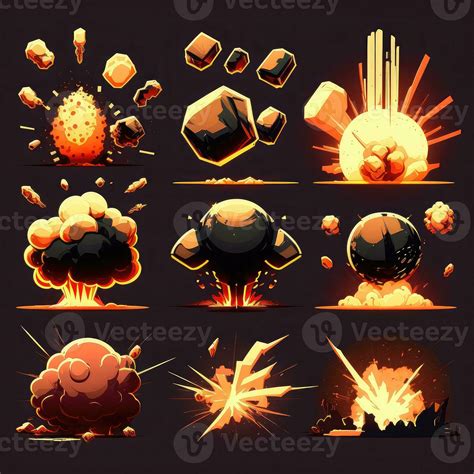 flash game bomb explosion  stock photo  vecteezy