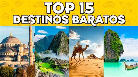 ️ Países Baratos Para Viajar ⭐️ Top 15 Destinos Económicos Youtube