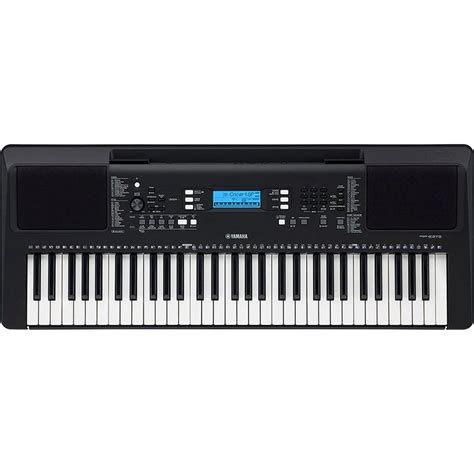 Teclado Musical Arranjador Yamaha Psr E Preto Teclas Suporte De