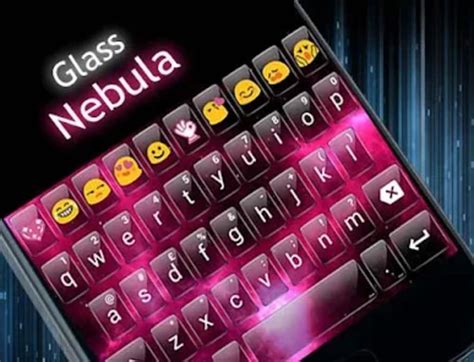 Android 용 Emoji Keyboard Glass Nebula 다운로드