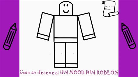 ROBLOX Cum Sa Desenezi Un NOOB DIN ROBLOX Deseneaza Singur Invata