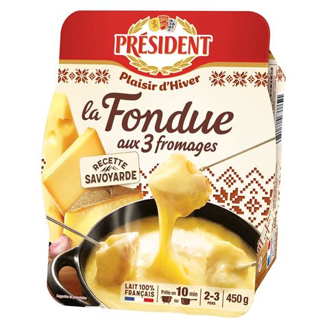 President Fondue Aux Fromages Personnes G Pas Cher Auchan Fr