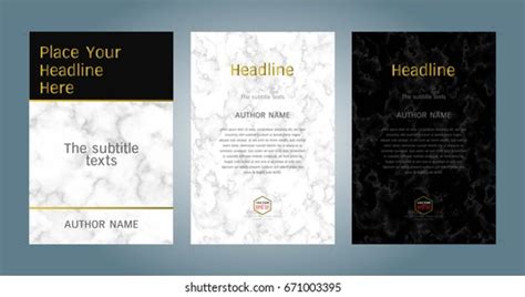 Cover Book Design Layout Template Inspiration Stock Vector (Royalty ...