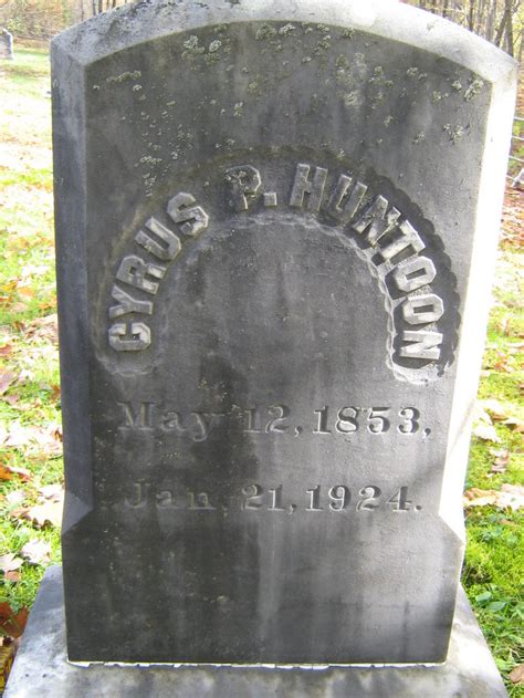 Cyrus P Huntoon Find A Grave Memorial