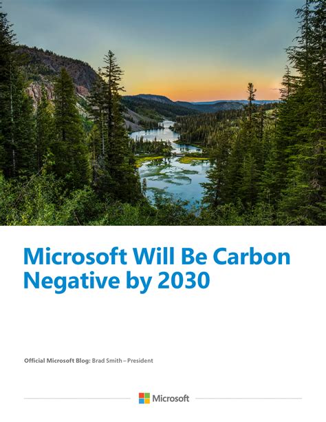 Microsoft Carbon Blog Jan Microsoft Will Be Carbon Negative By