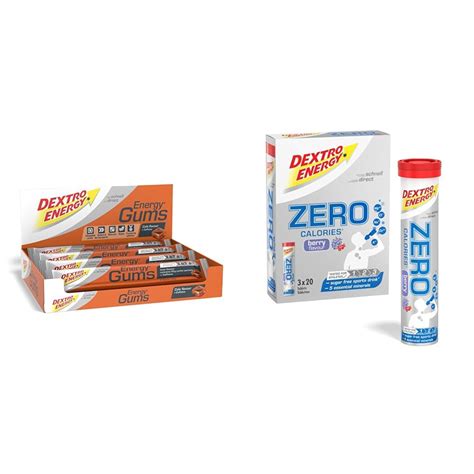 Dextro Energy I Energy Gums Cola Caffeine I Pocket Size Energy On The