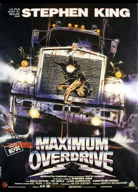 Poster Maximum Overdrive Stephen King Cinesud Movie Posters