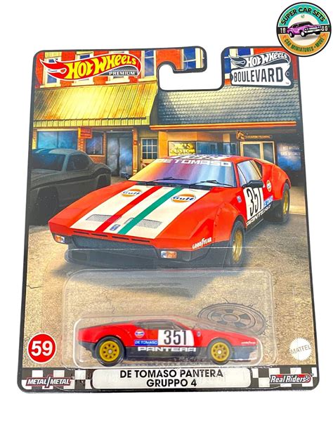 De Tomaso Pantera Gruppo Hot Wheels Premium Boulevard Etsy