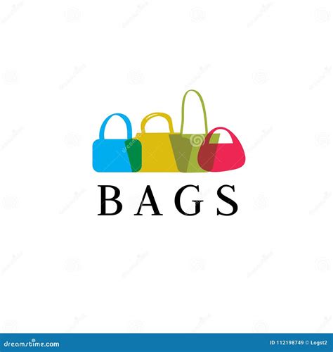 Bags Vector Logo Shopping Logo Stock Vector Illustration Of Freehand