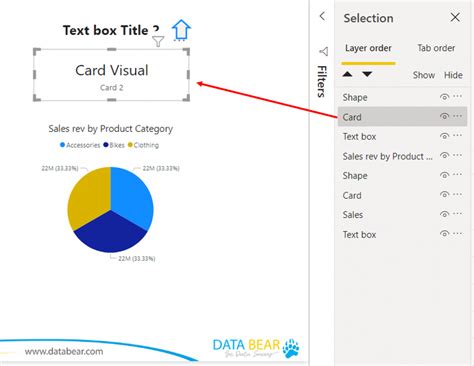 Selection Pane In Power Bi Data Bear Power Bi Training And Consulting