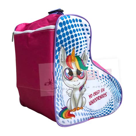 Bolso Porta Patines Unicornio Baby Fucsia AGOTADO Vale Doble