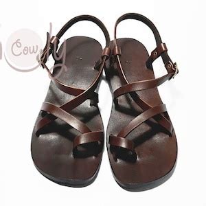 Handmade Brown Leather Sandals, Mens Sandals, Womens Sandals, Mens ...