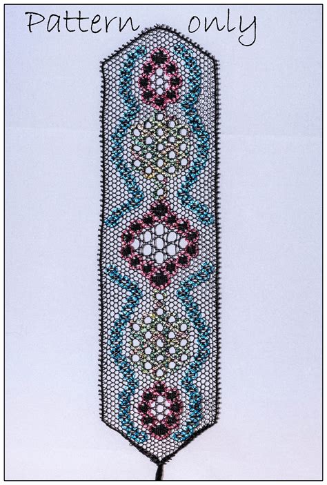 Mary Bobbin Lace Bookmark Pattern Etsy