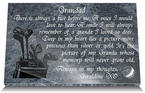 Golf Memorial Plaques Memorial Plaques