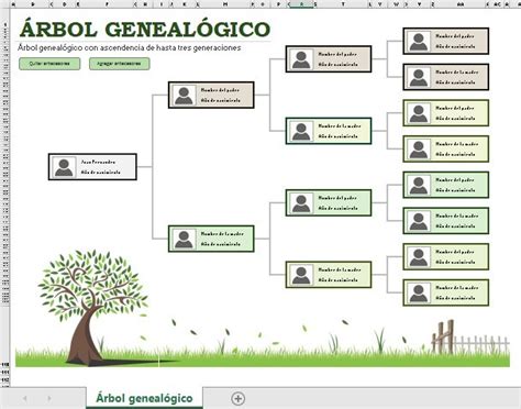 🥇 Plantillas Gratis Para Tu árbol Genealógico En【excel】a 2022