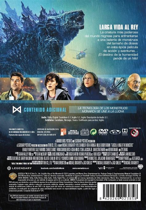 Godzilla Rey De Los Monstruos Dvd