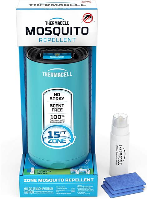 Thermacell Patio Shield Repelente De Mosquitos Azul Repelente De