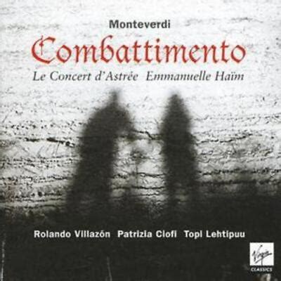 Claudio Monteverdi Combattimento Il Combattimento Di Tancredi E