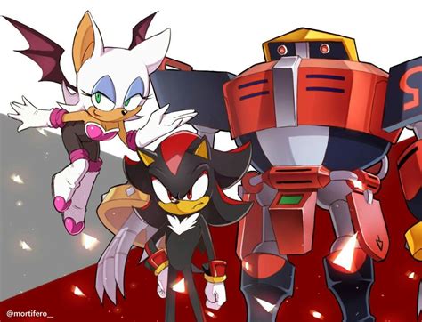 Team Dark Shadow The Hedgehog And Sonic Heroes