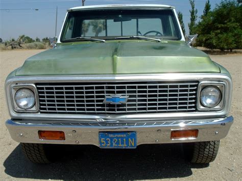 1972 K20 Factory 4x4 Green And White