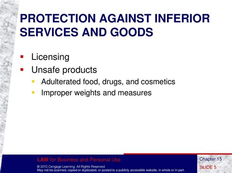 Chapter 15 Consumer Protection Ppt Download