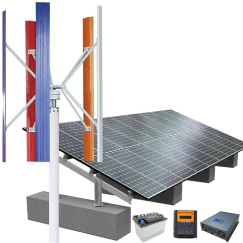 Vertical Wind Turbine Wind Power Generation System Kw Kw Wind Solar