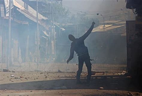 Anti-India protests erupt in Kashmir amid deadly fighting