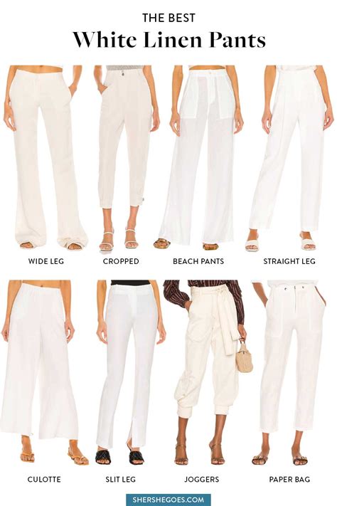 White Wide Linen Pants White Linen Pants White Summer Linen Pants