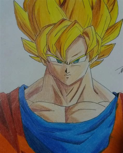 Dragon Ball Z Goku Drawing