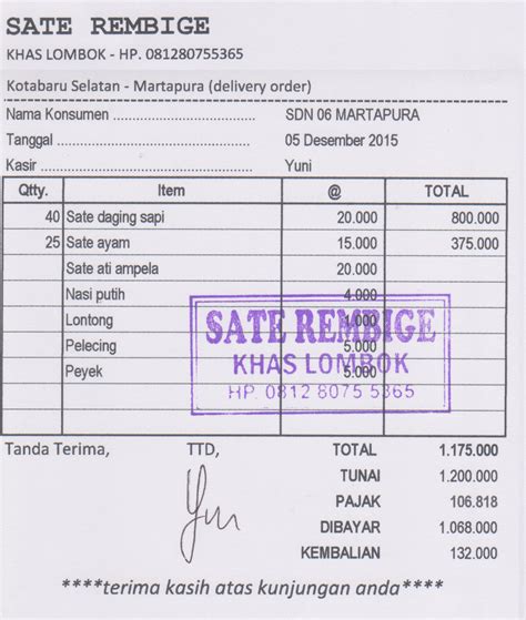 Nota Usaha Brain