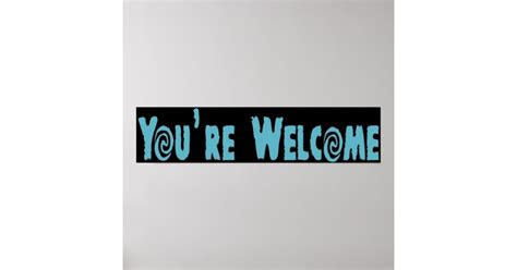 Maui Youre Welcome Poster Zazzle