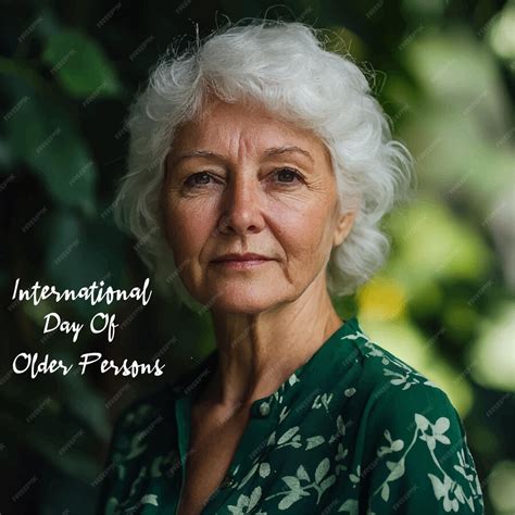 International Day For Older Person Poster Template Premium Ai