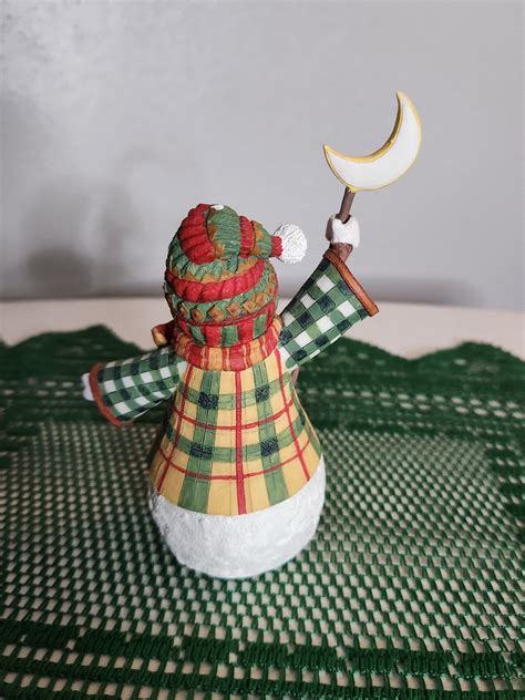 Vintage Christmas Snowman Sherri Buck Baldwin Snowmoon First Etsy